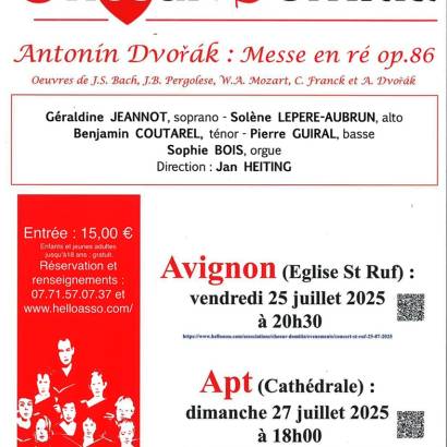 Chor Domitia in einem Konzert