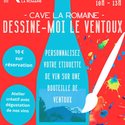 Vignobles en Scène - ‘Draw me the Ventoux’ - Creative workshop at Cave La Romaine
