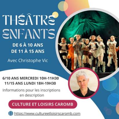 Cours de théâtre enfants et ados