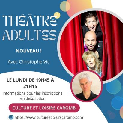 Cours théâtre adulte