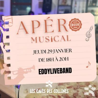 Apéro musical 'Eddy Live Band' - Les Caves des Collines