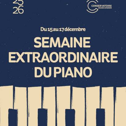 Semaine extraordinaire du piano - piano class concert