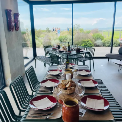 Gourmet meal in the heart of the Piéblanc Estate