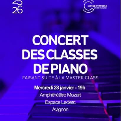 Piano class concert