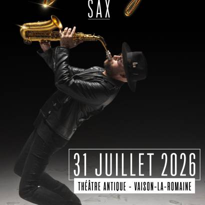 Jimmy Sax in concert at the Théâtre Antique