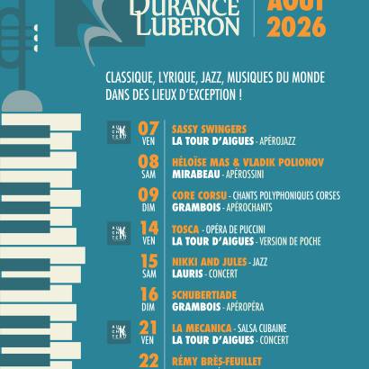 Festival Durance Luberon au Château de La Tour d'Aigues :  La MECANICA : concert salsa cubaine