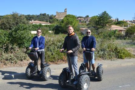 Segway tour of the vineyards from Pavillon Bouachon