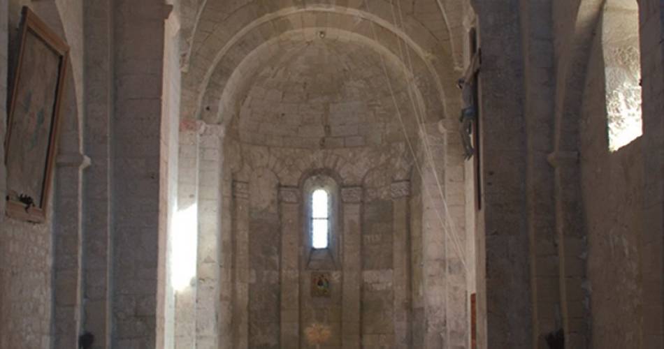 The Romanesque Sainte Trinité's church@P. Merlette Lagarde