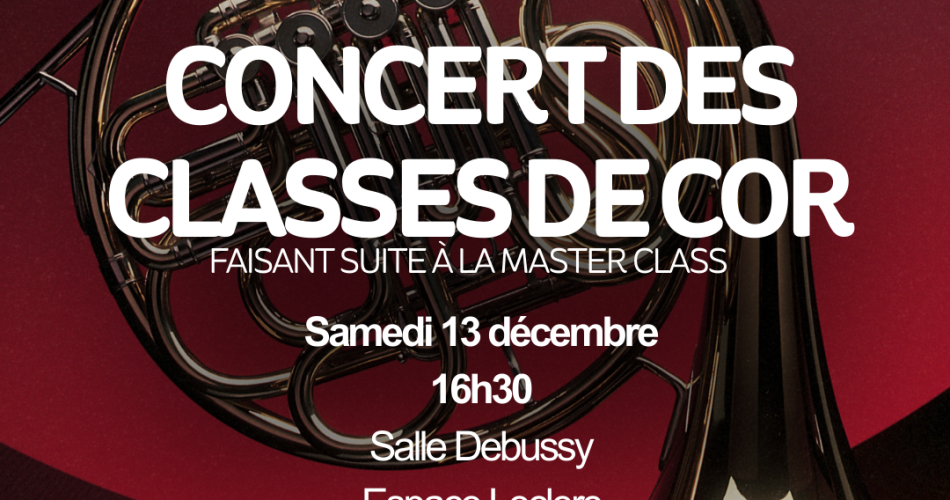 Horn class concert@©Conservatoire du Grand Avignon