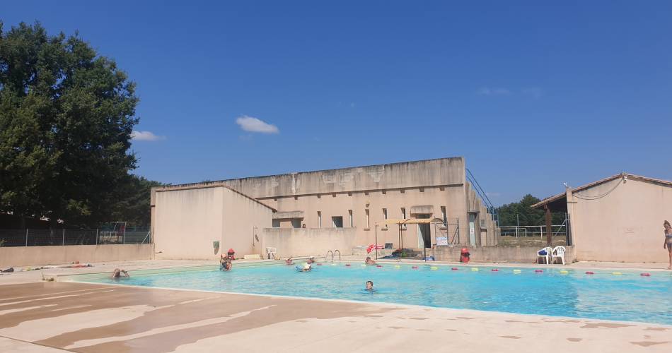 Open air swimming pool@Campind du Defends