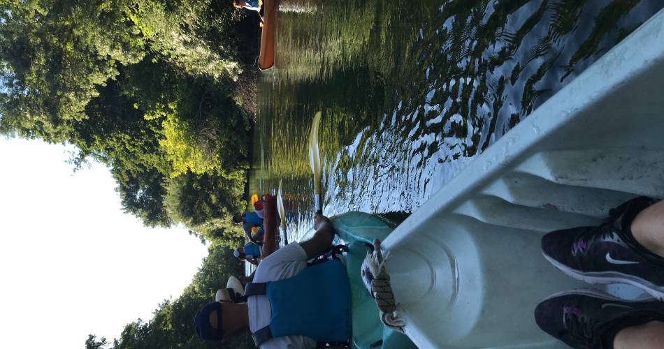 Descente en canoë sur la Sorgue avec le CCKI@gwladys