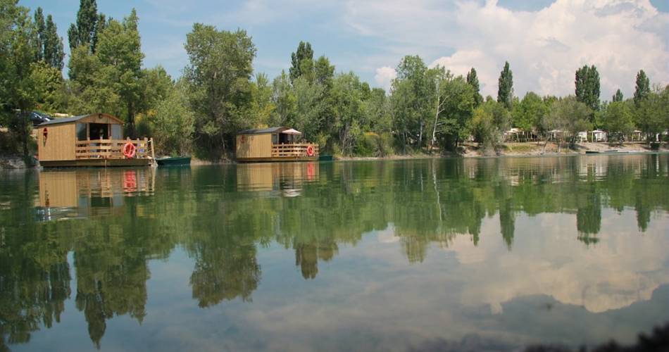 Lake at Val de Durance Campsite@Droits Gérés Homair