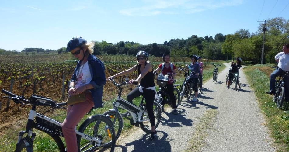 Kulinarische Wander-Fahrrad-Tour im Weinberg Chateauneuf-du-Pape ab Weingut Cellier des Princes@@ Cellier des Princes