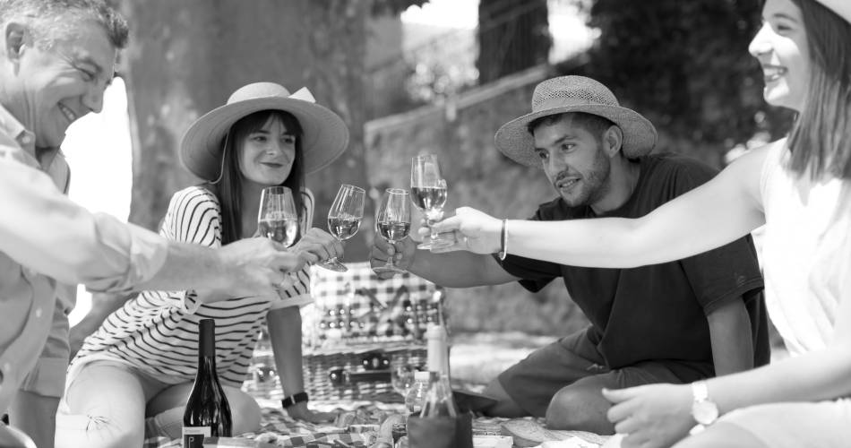 Vineyard picnic at Château Pesquié@Céline AUDIBERT