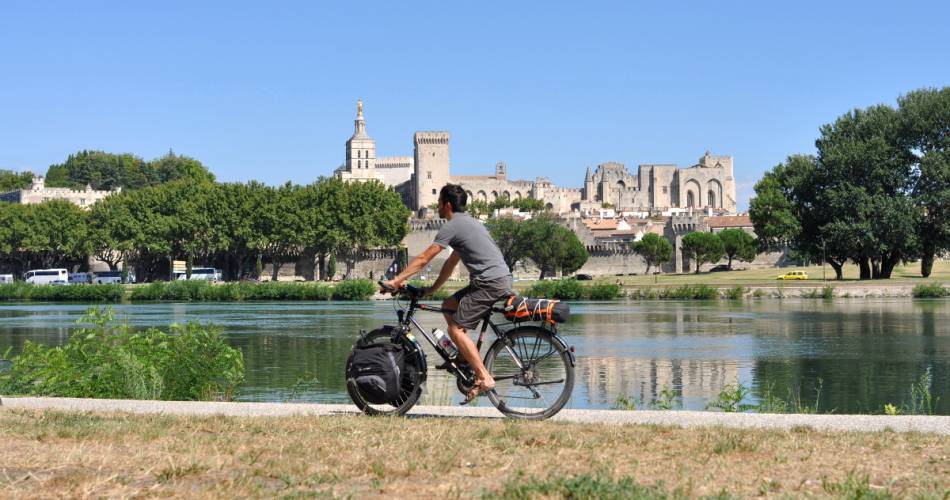 EV17 - ViaRhôna étape 18 - Caderousse > Avignon@France Vélo Tourisme