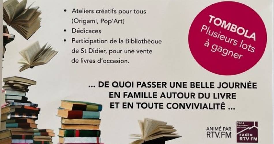 Salon du livre : Livrez-vous@Comité des Fêtes de Saint Didier