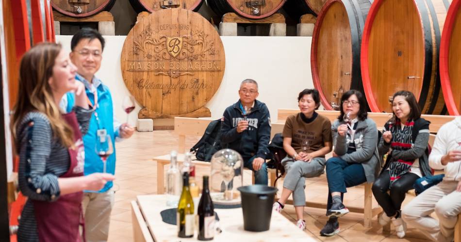 Wine blending  The Workshop at  Pavillon Bouachon@©Pavillon Bouachon