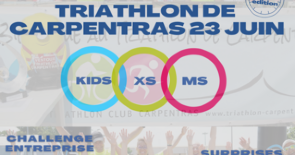 16ème Triathlon de Carpentras@Mairie de Carpentras
