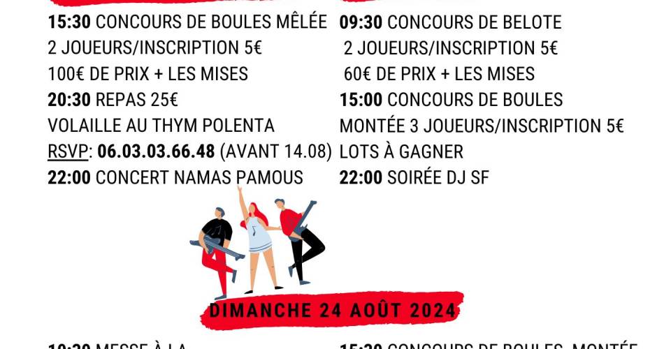 Fête votive de la Saint Christophe@Comité des fêtes de Lafare