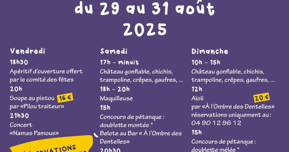 Fête votive@comitédesfêtes