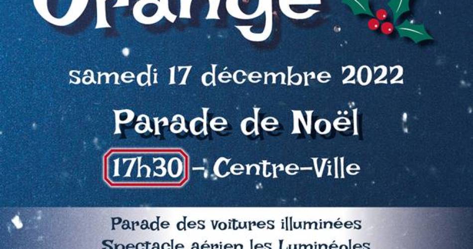 Parade automobile des illuminés de Noël@Ville d'orange