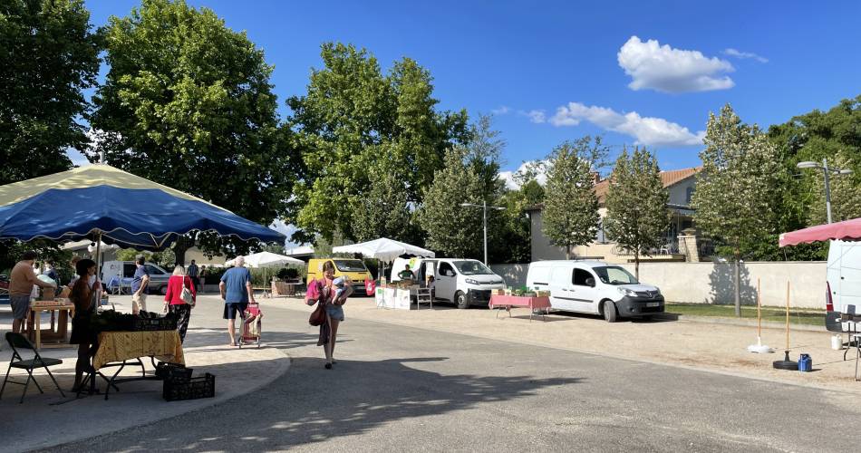 Marché de Chateauneuf-de-Gadagne@Isle sur la Sorgue Tourisme