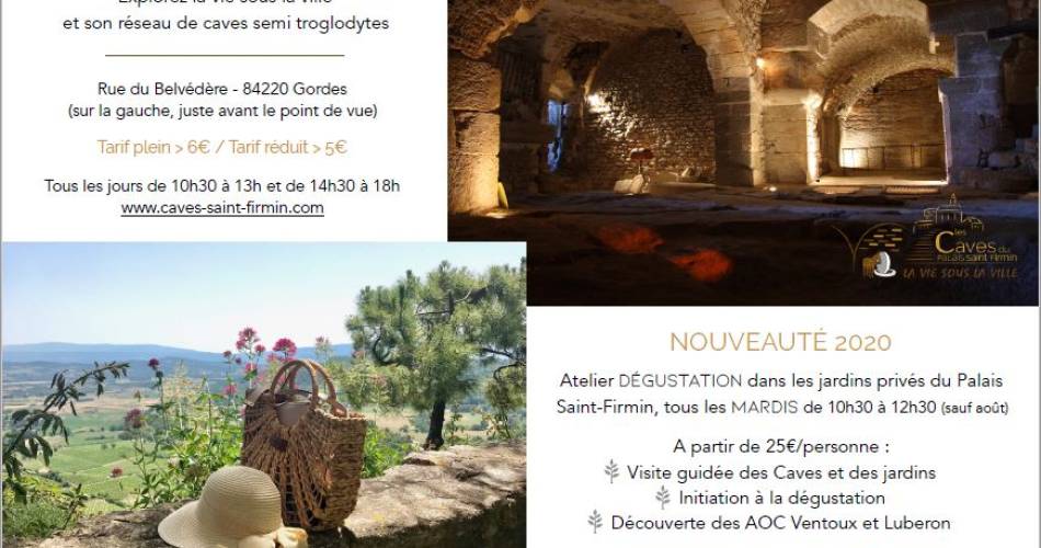 Visite & Dégustation dans les Caves du Palais Saint Firmin@