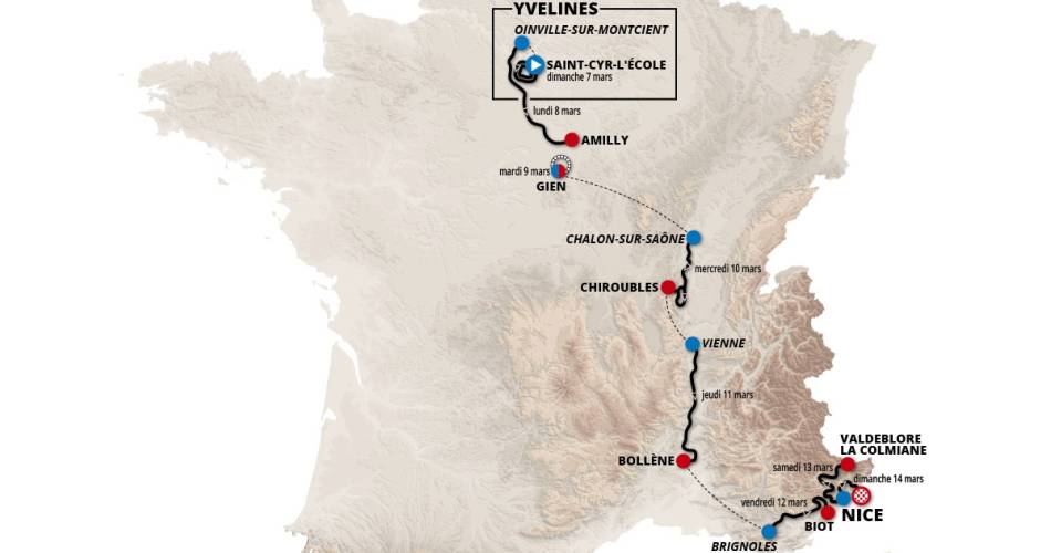 Arrivée du Paris-Nice à Bollène@ASO