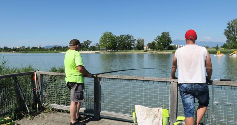 La pêche au lac de Monteux et son parcours pêche labellisé 'famille'@Sorgues du Comtat