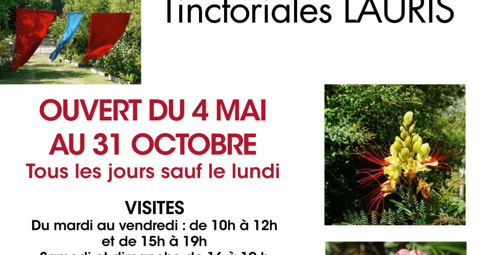 Jardin Conservatoire des plantes tinctoriales@Mairie