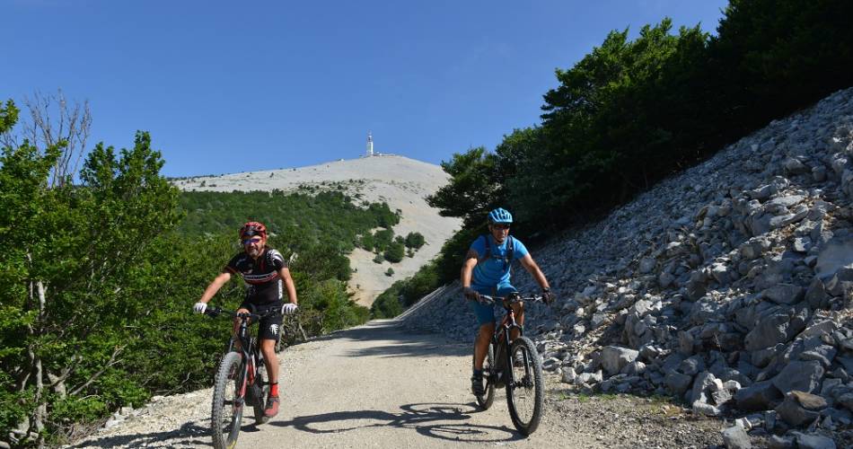 Elektrische mountainbikeroute n°5 Grand tour du Mont VentouxGPS@VPA