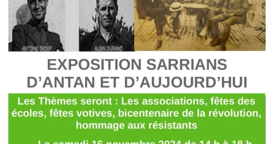 Exposition Sarrians d'antan et d'aujourd'hui@Amis de Sarrians