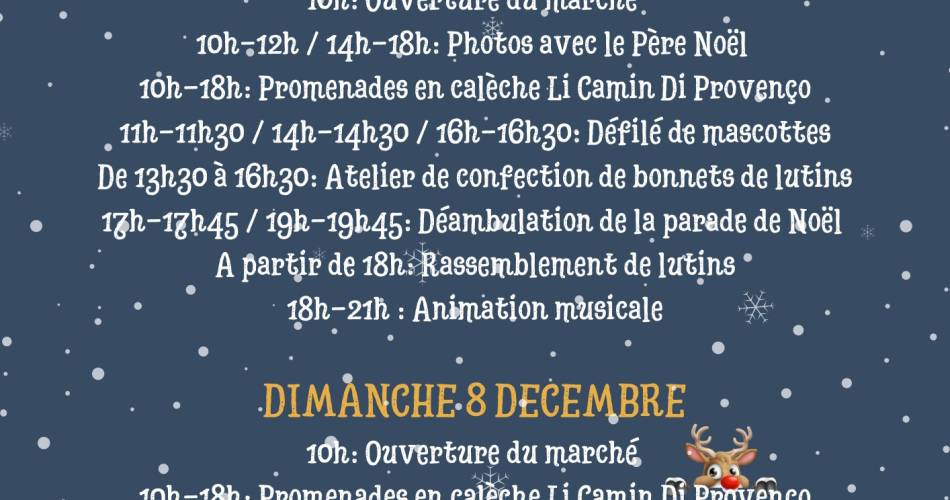 Marché de Noël@service comm