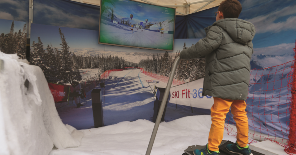 Les Noëls insolites : Le simulateur de ski@Ville de Carpentras