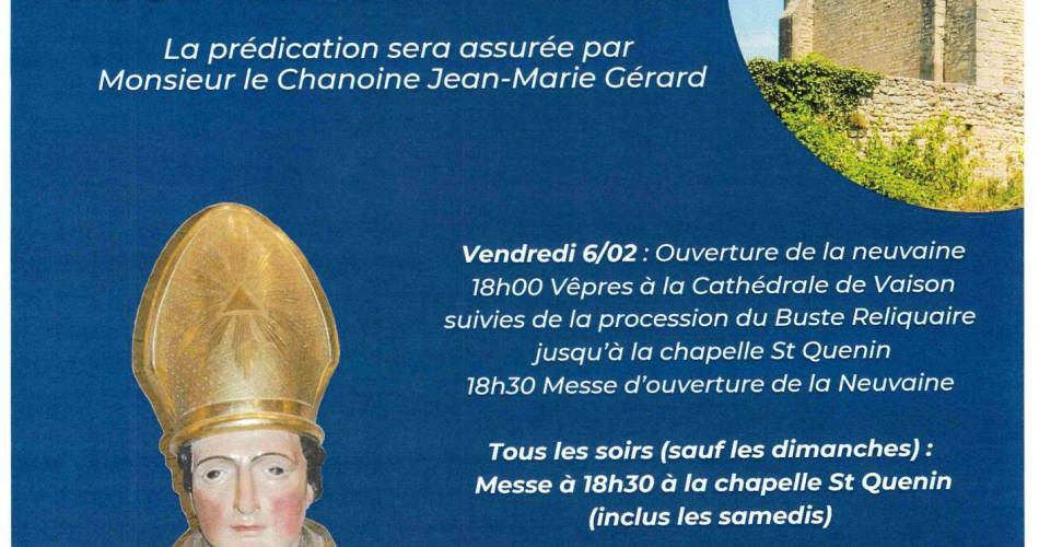 Saint Quenin Novena@Paroisse de Vaison-la-Romaine