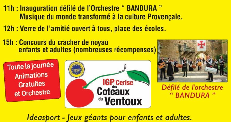 Fête du terroir et de la cerise.@© Calvias