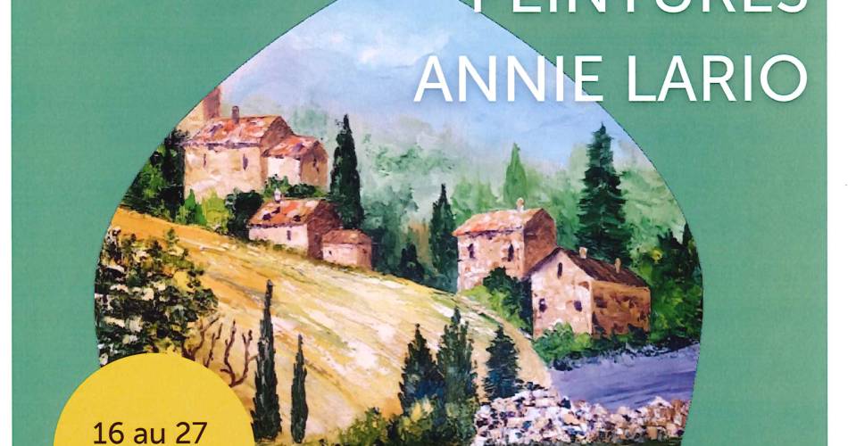 Exposition de peinture Annie Lario@© VILLE DE CHATEAUNEUF DU PAPE