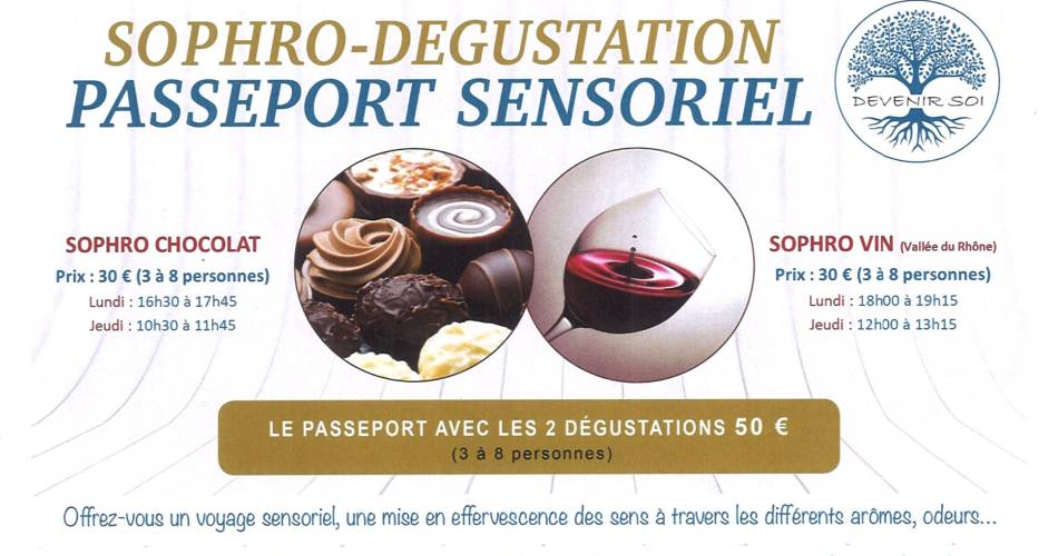 Sophro dégustation Passeport sensoriel au Caveau Ravoire@©S. TARIN