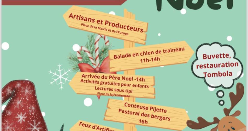 Marché de Noël à Sault@©Comité des fêtes de Sault