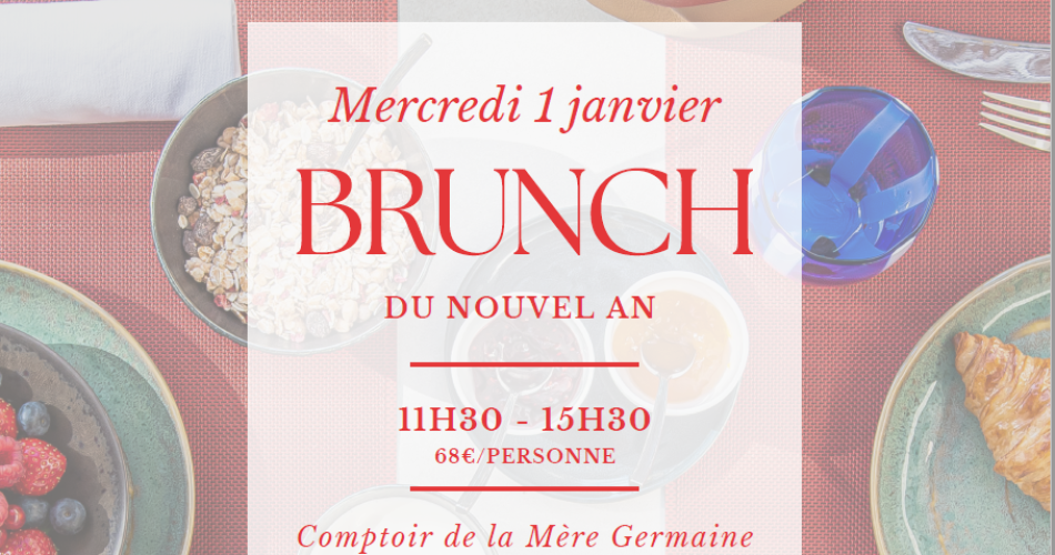 Brunch du 1er janvier au Comptoir de la Mère Germaine@© Le Comptoir de la Mère Germaine