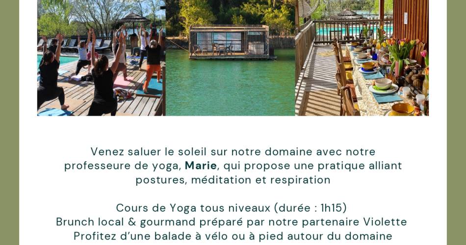 Yoga Brunch - Coucoo les Grands Cépages@Coucoo les Grands Cépages