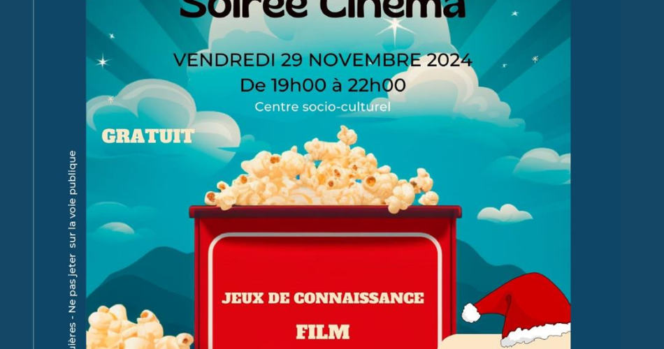 Soirée Ado cinéma@© Ville de Jonquières