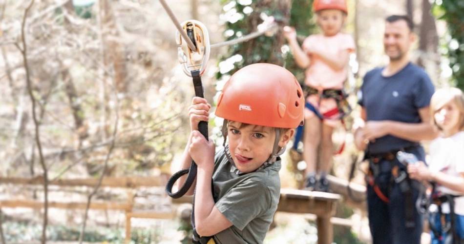 Parcours aventure dans les arbres 