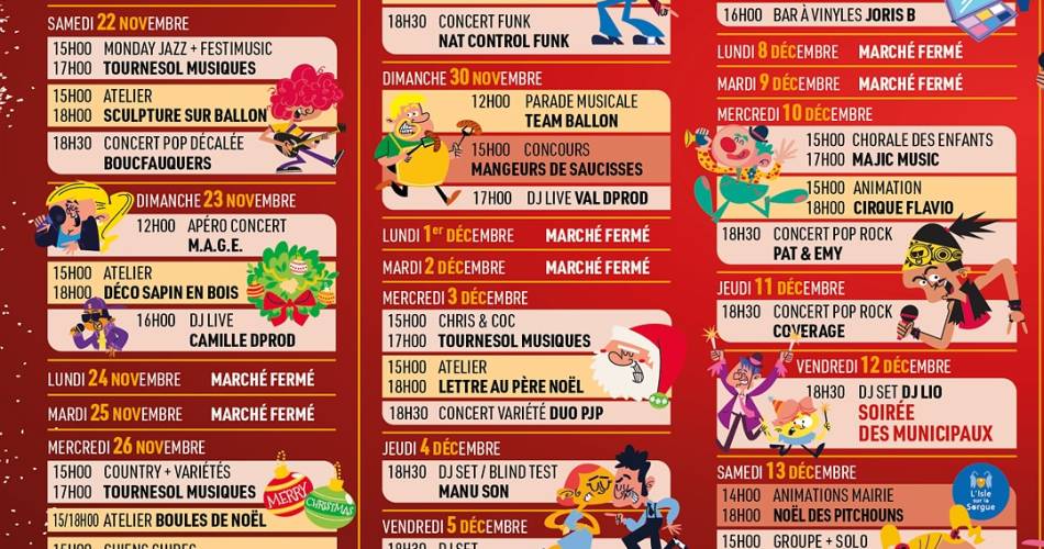 Kerstmarkt in L'Isle-sur-la-Sorgue@LAS Event