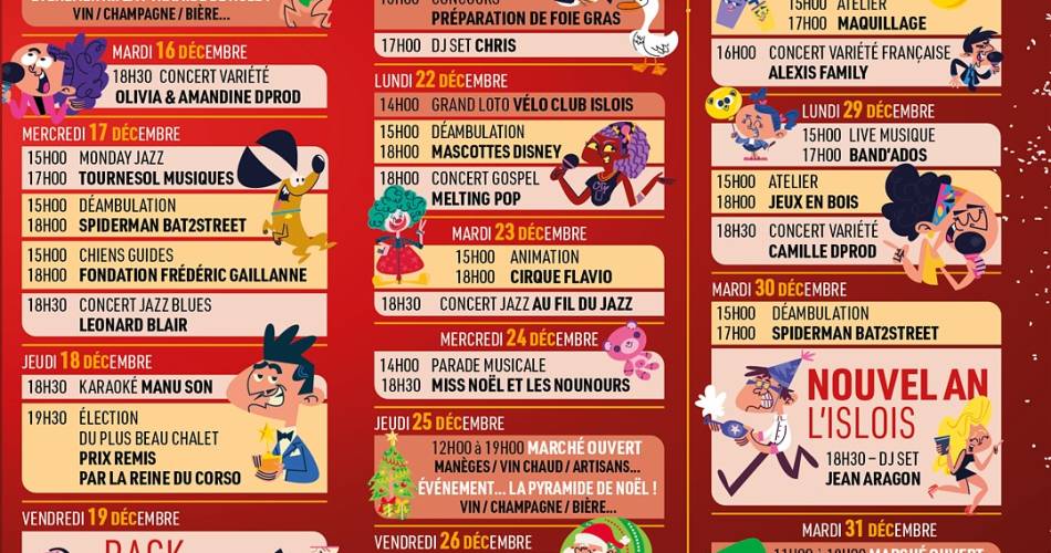 Kerstmarkt in L'Isle-sur-la-Sorgue@LAS Event