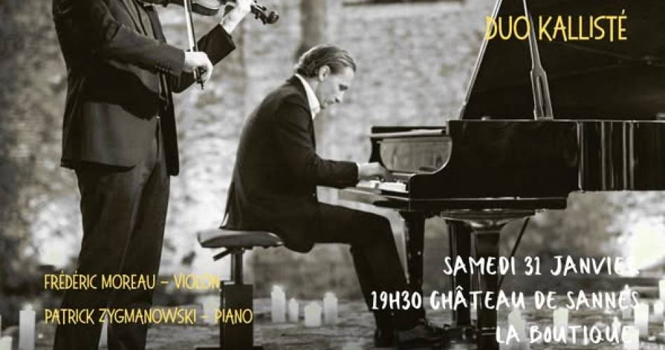 Pianoconcert bij kaarslicht in het kasteel van Sannes@Concert de piano à la bougie au château de  Sannes_Sannes