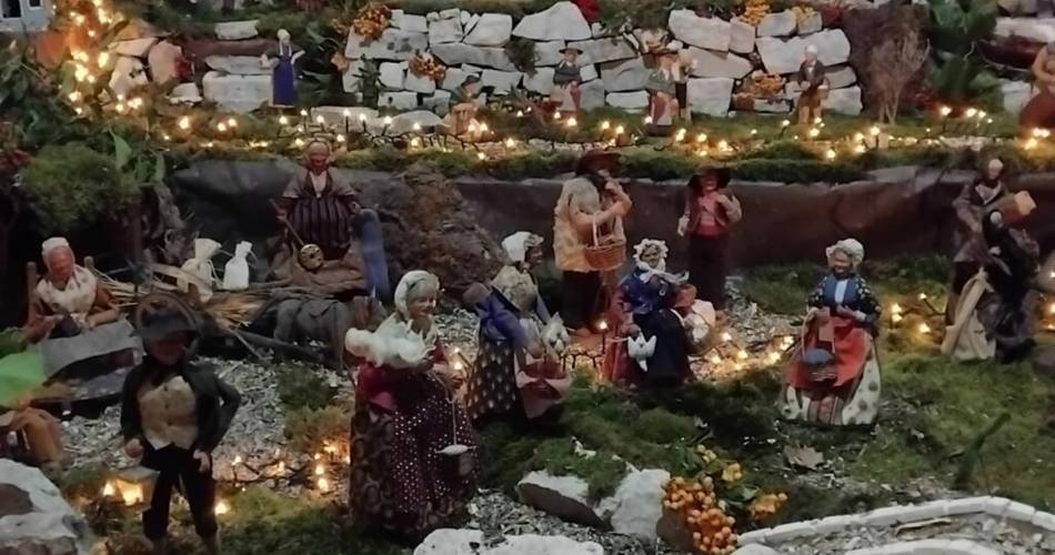 Crèche de Noël@mairie de monieux