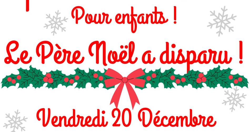 Spectacle de Noël : le Père Noël a disparu !@© Association Théâtre & Création