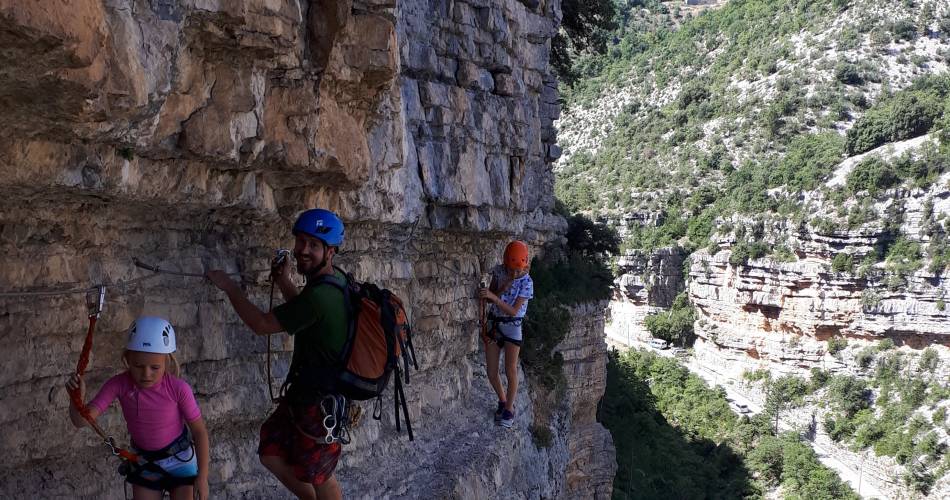 Sporting activities with Eric and Valentin Leininger@Montbrun aventure