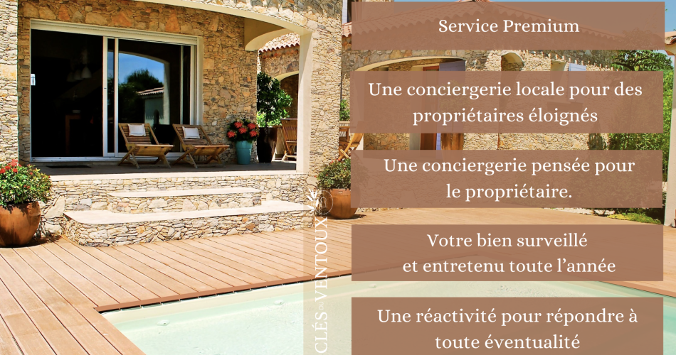 Conciergerie Clés du Ventoux (Haut-Vaucluse)@Conciergerie Clés du Ventoux